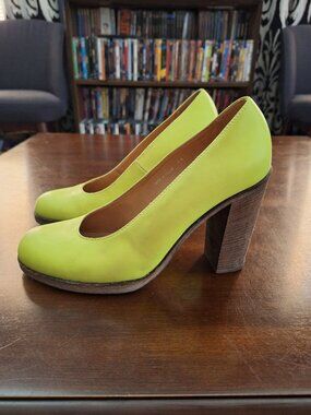 Maison Martin Margiela Neon Yellow Heels